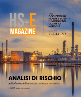 Vol.14 – N.1 - HS+E Magazine