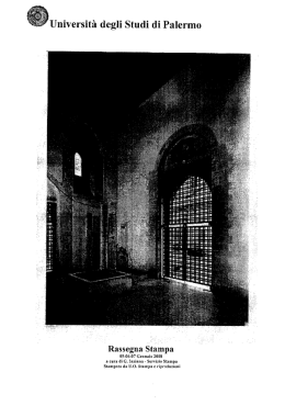 Universit&agrave; degli Studi di Palermo