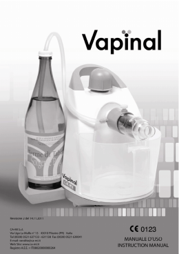 MANUALE D`USO NEW VAPINAL