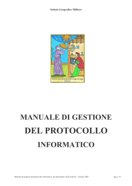 Manuale di Gestione - Ministero della Difesa