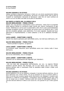 DA PORTA A PORTA DEL 24 APRILE 2014 SILVIO