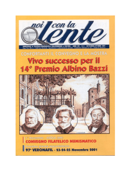 Noi con la Lente - Settebre / Ottobre 2001