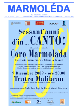 n. 41 Settembre - Coro Marmolada
