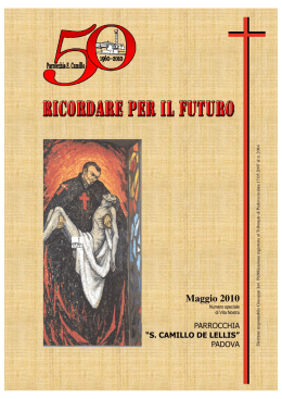 il libretto in formato PDF - Parrocchia San Camillo de Lellis