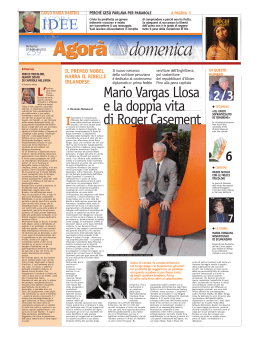 Mario Vargas Llosa e la doppia vita di Roger Casement