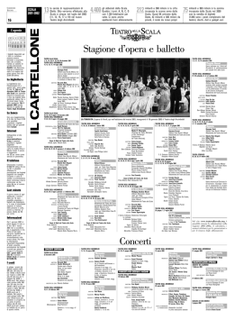 il cartellone - Corriere della Sera