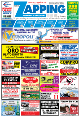 N&deg; 19 0131.260434 - diAlessandria.it
