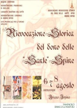 Libretto - Sante Spine