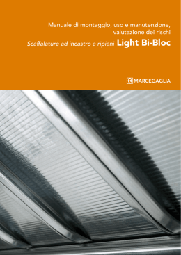Scarica il manuale in PDF - scaffalature metalliche ciervo carlo srl