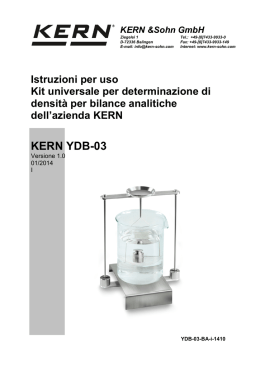 KERN YDB-03 - KERN & SOHN GmbH