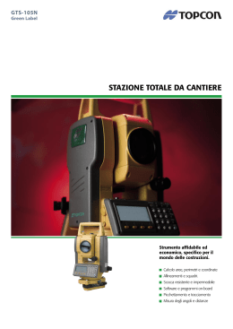 Brochure Topcon GTS105 - PDF
