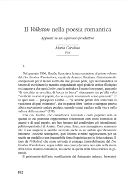 Il Valloton nella poesia romantica