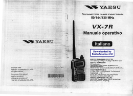 Manuale d`uso - RadioManual.eu