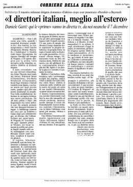 CORRI ERE DELLA SERA