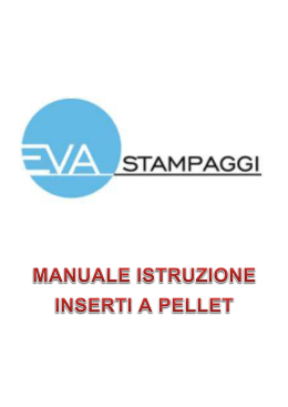 Manuale inserti - Nardini Shop | Vendita Termocamini e Stufe