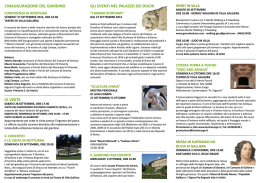 L`INAUGURAZIONE DEL GIARDINO