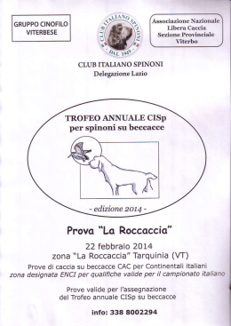 Provo "Lo Roccocciq" - Club Italiano SPinoni