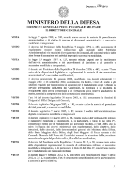 ministero della difesa