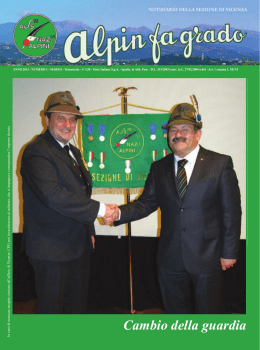 Nello zaino - Sezione di Vicenza