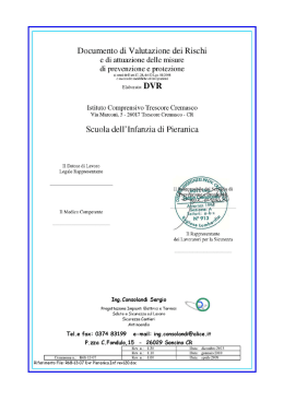 Scuola dell`infanzia di Pieranica - Istituto Comprensivo di Trescore