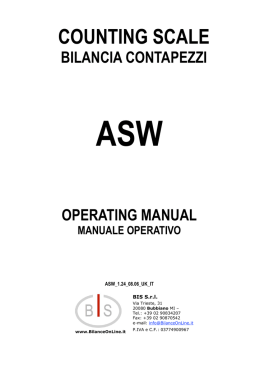 Manuale istruzioni (italiano)