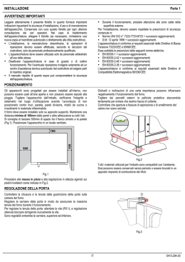 INSTALLAZIONE Parte 1 AVVERTENZE IMPORTANTI