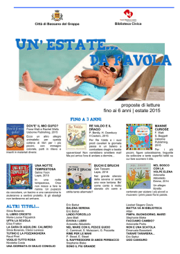 SCUOLA INFANZIA - Musei di Bassano del Grappa