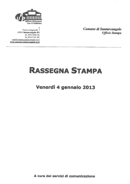 Page 1 Page 2 la Ztl Venerdì 4 gennaio 2013 raccolto centro più di