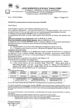 LiCEO SCIENTIFICO STATALE &ldquo;PAOLO FRlS!&rdquo;