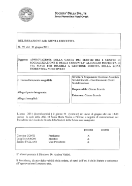 OCIETA` ! Sar.ure - SDS Zona Fiorentina Nord