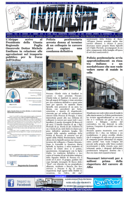 NotiziAlsippe del 31 marzo 2016.