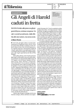 Gli Angeli di Harold - Bollati Boringhieri