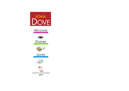 mangiare dormire lavarsi - Comunit&agrave; di Sant`Egidio