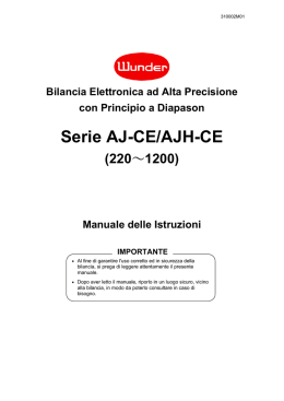 manuale d`utilizzo