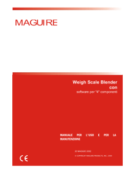 Weigh Scale Blender con