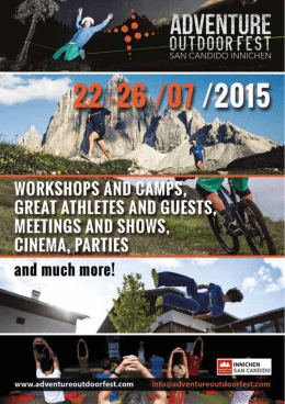 programma aof 2015 - Adventure Outdoor Fest