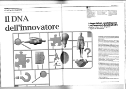 Obiettivo innovazione