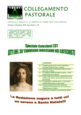 Speciale catechesi - Assunta Steccanella