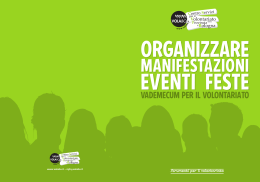 Organizzare Manifestazioni, Eventi, Feste