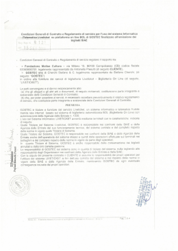 « biglietti sme - Fondazione Molise Cultura
