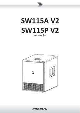Manuale SW 115A V2 - Audio-luci