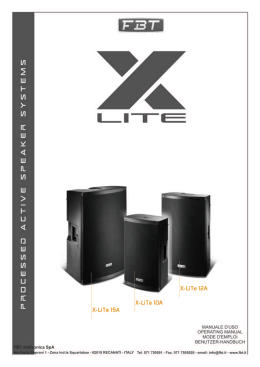 Manuale XLITE.cdr