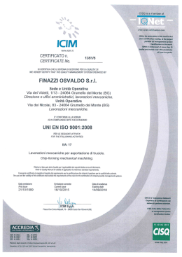 Visualizza - Finazzi Osvaldo srl