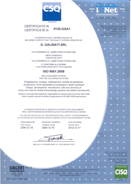 certificato n. certificate n. 9120-gga1