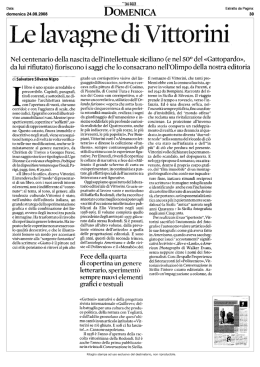 Le lavagne di Vittorini