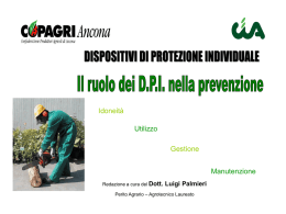 Diapositiva 1 - Dott. Luigi Palmieri