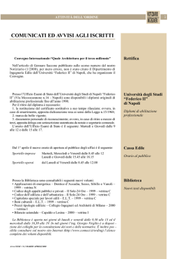 notiziario ingegneri - Ordine degli Ingegneri della Provincia di Napoli
