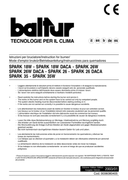 spark 18/26/35 - Certificazione energetica