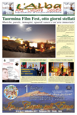 Taormina Film Fest, otto giorni stellati