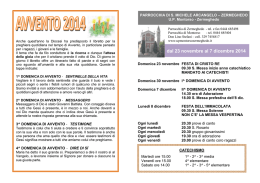 dal 23 novembre al 7 dicembre 2014